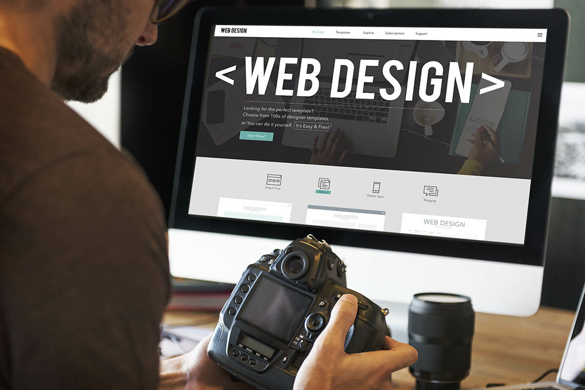 Web Design Digital Media Layout Homepage Page Concept