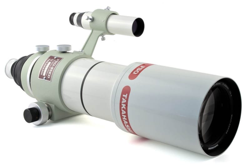 Image of Takahashi FSQ-85EDX telescope on a white background
