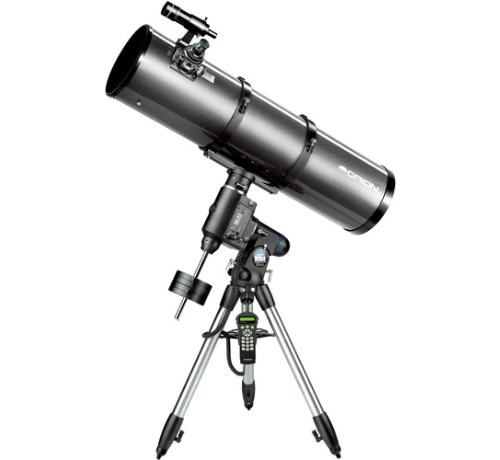 Image of a Orion Atlas 10 EQ-G GoTo Reflector telescope on a white background