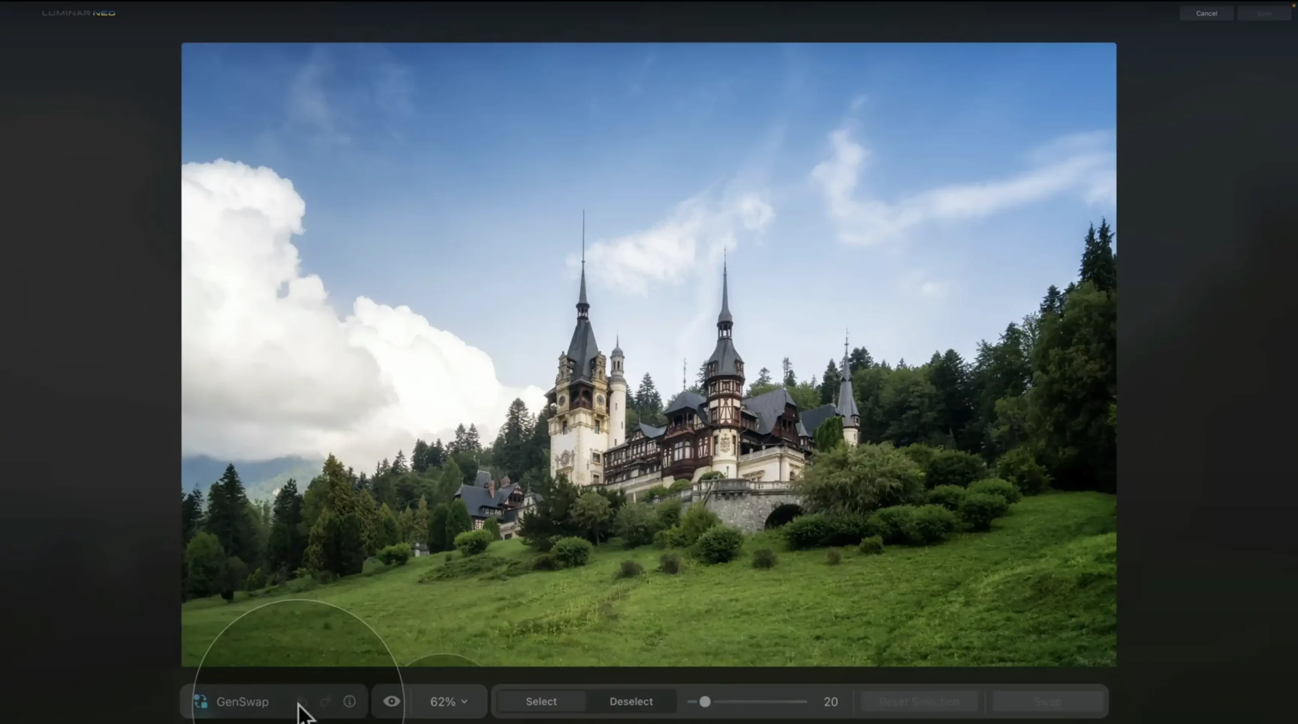 Landscape of a European Castle by Jakub Bors