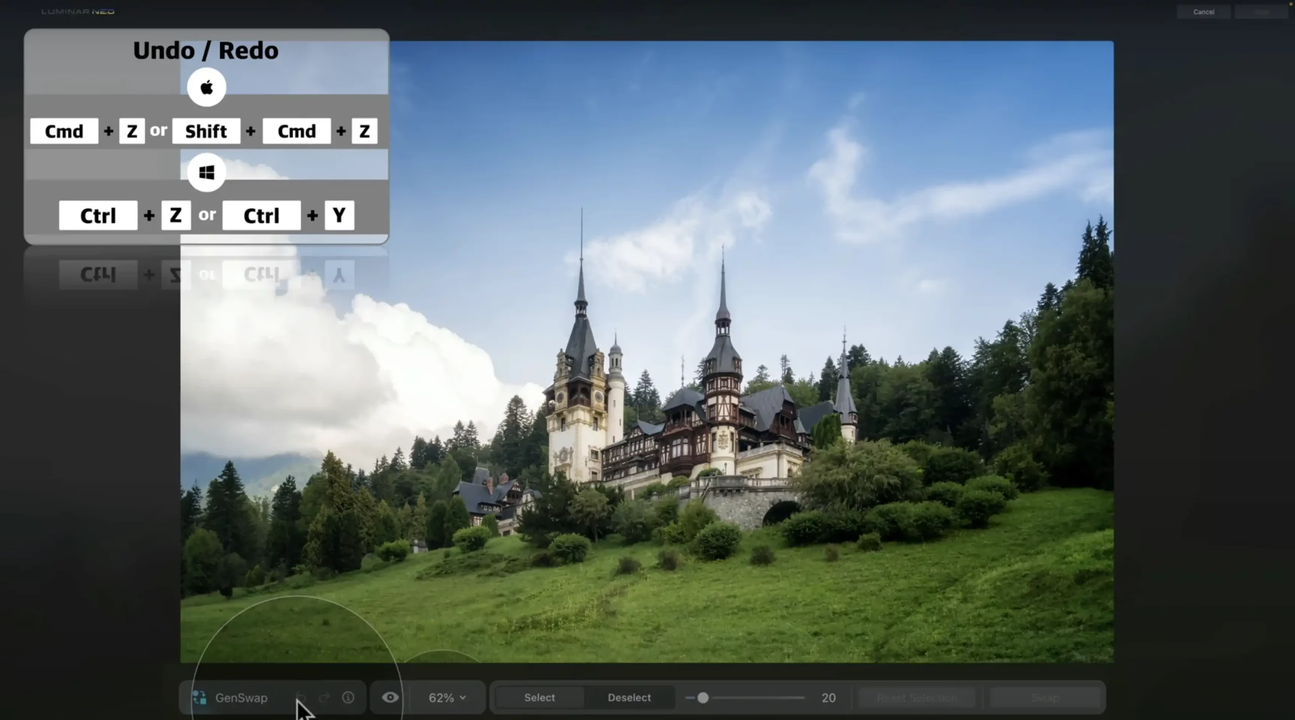 Landscape of a European Castle by Jakub Bors