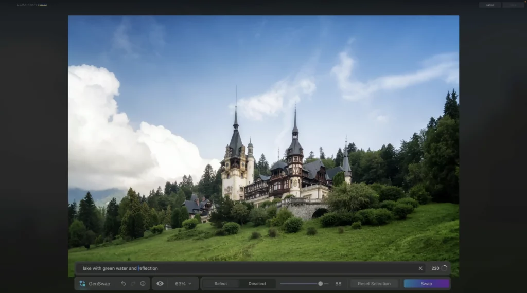 Landscape of a European Castle by Jakub Bors