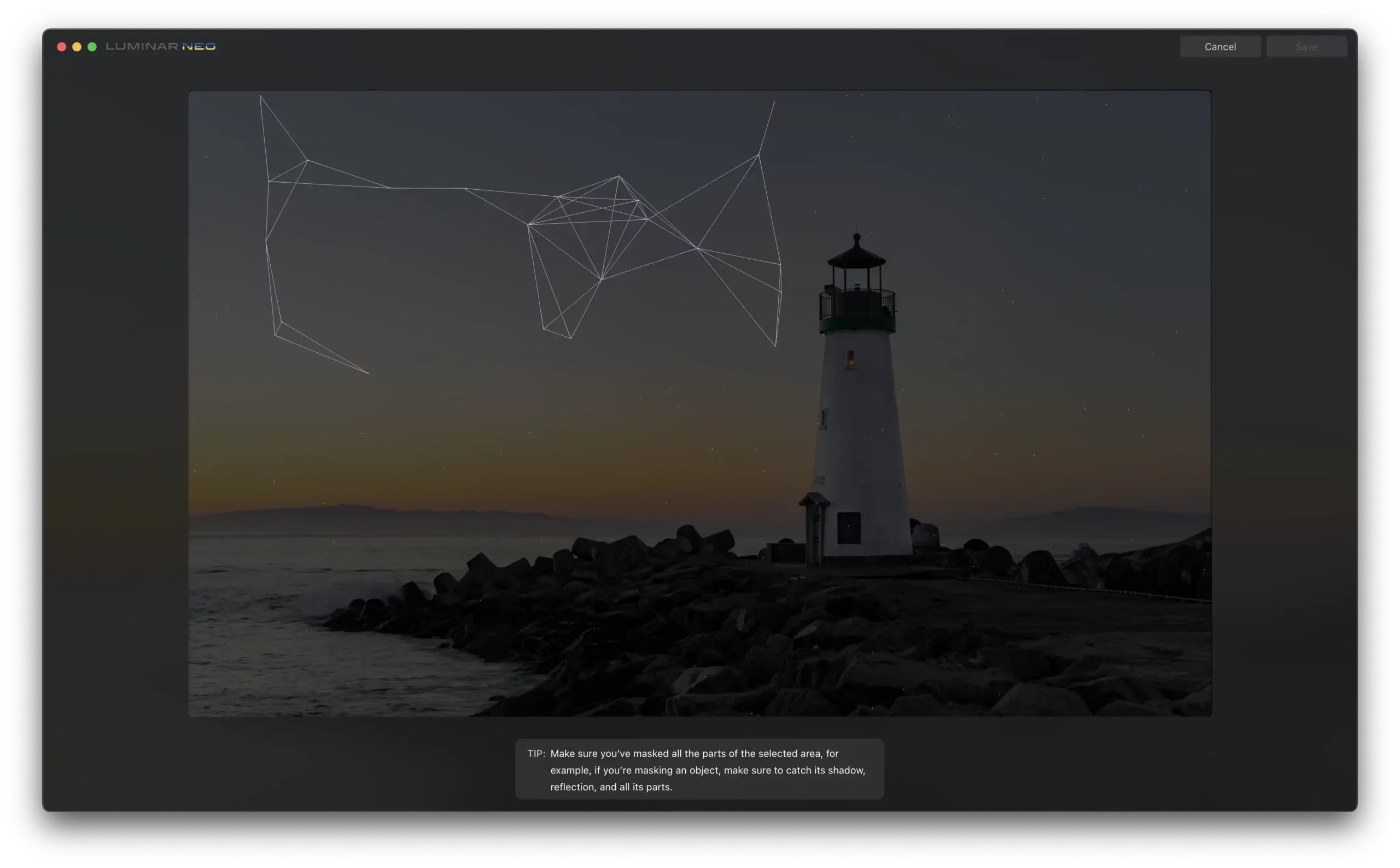 Luminar Neo processing