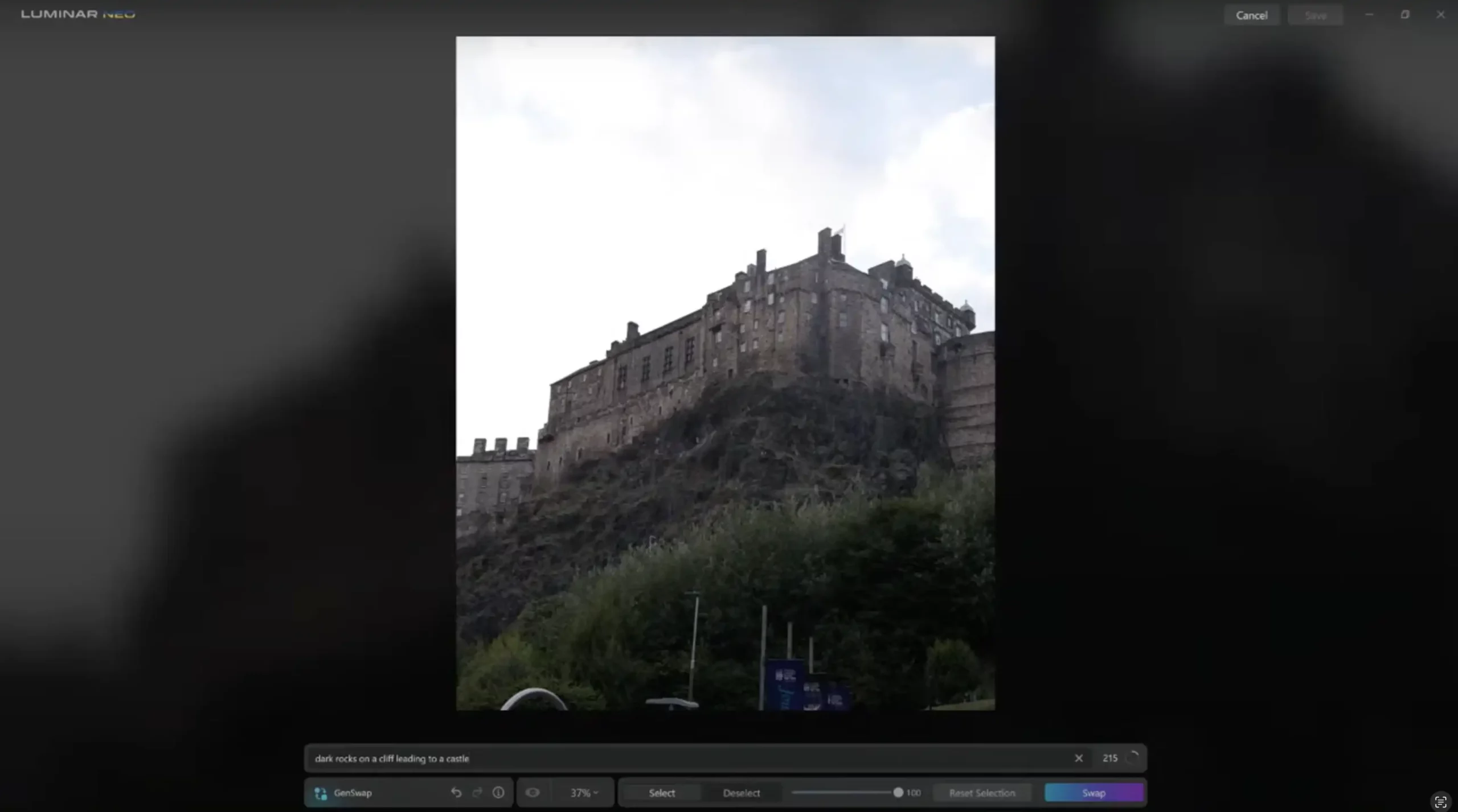 Scottish Landscape in Luminar Neo