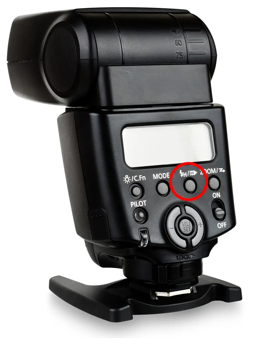 high speed flash sync button 1