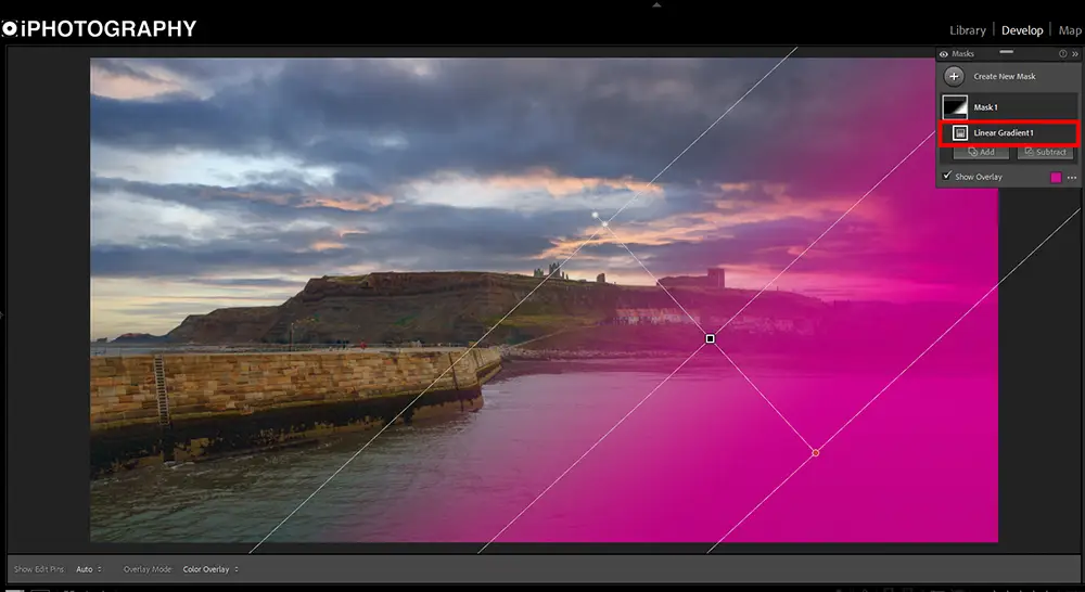 Lightroom Linear Gradient