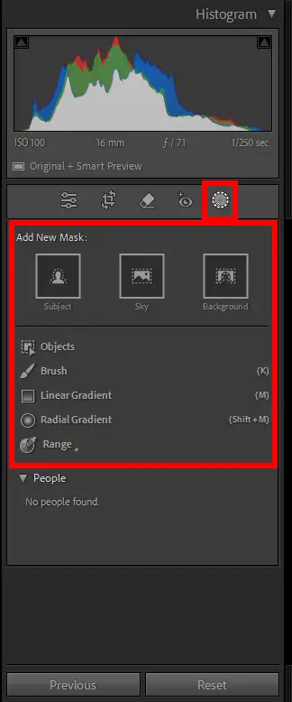 Lightroom Masks