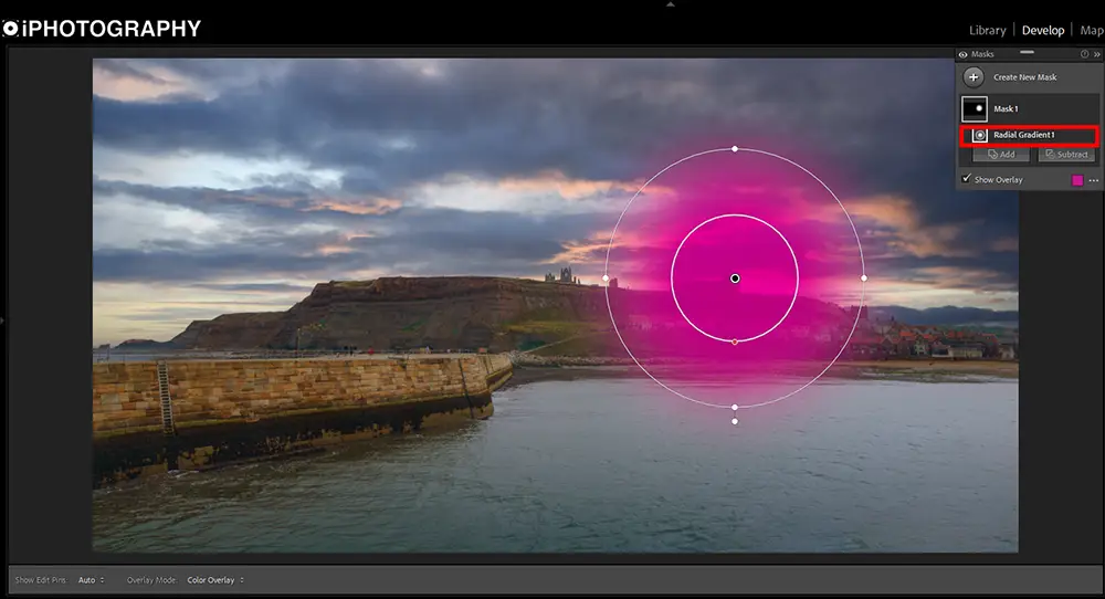 Lightroom Radial Mask