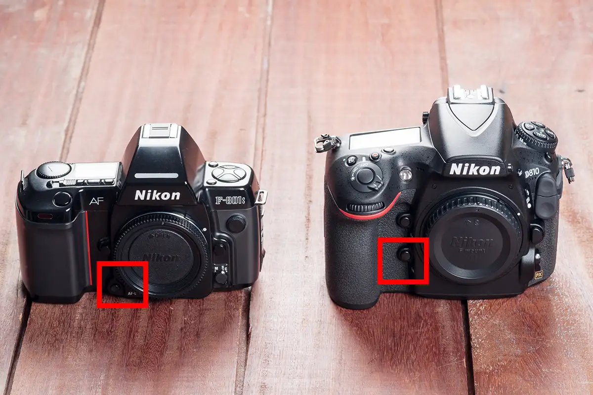 Nikon D810 DOF Preview Button