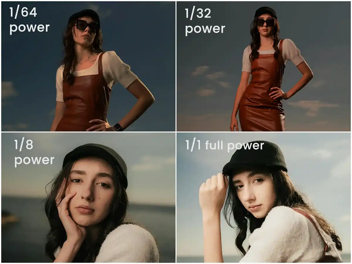 Off Camera Flash Power Example
