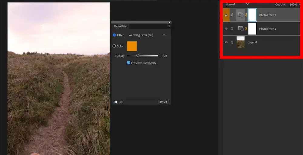 Photo Filter PS Elements