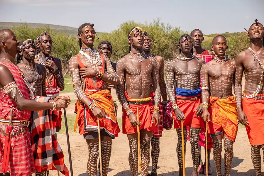 Masai Mara tribe members