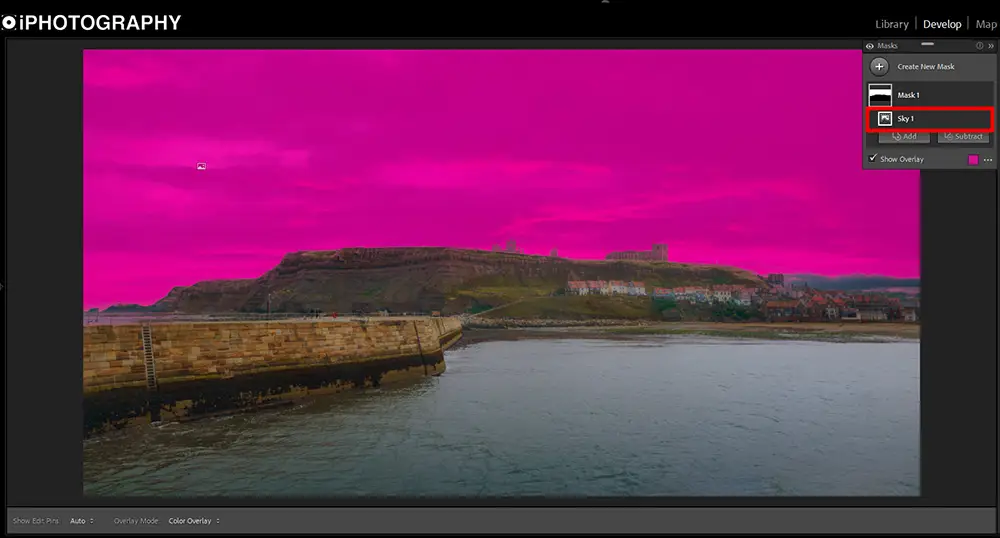 Sky Selection Mask Lightroom