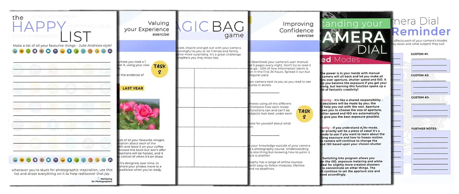 Wellbeing Book Inserts